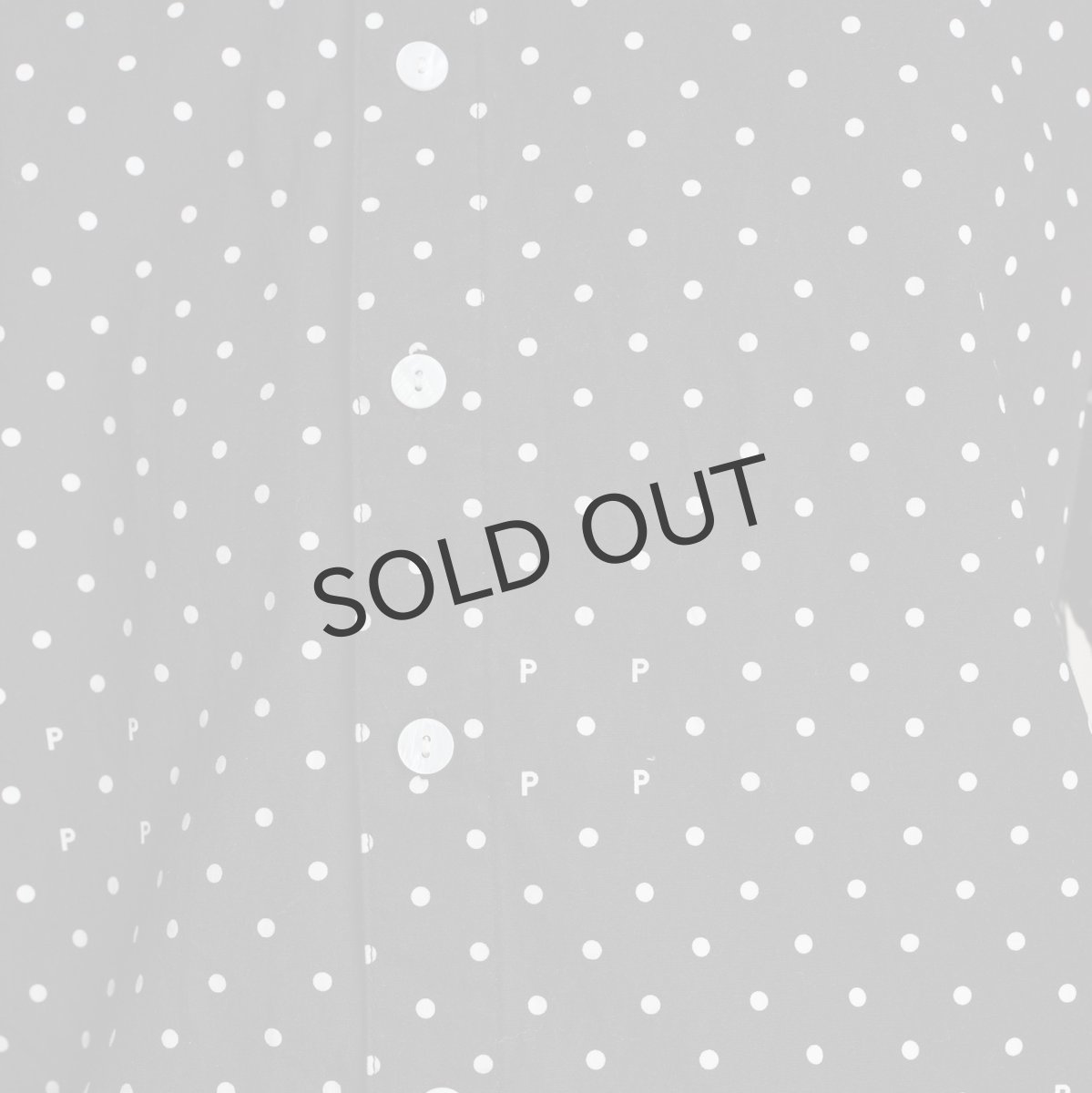 画像3: POP TRADING COMPANY " POP POLKADOT SHIRT " - BLACK/WHITE  (3)