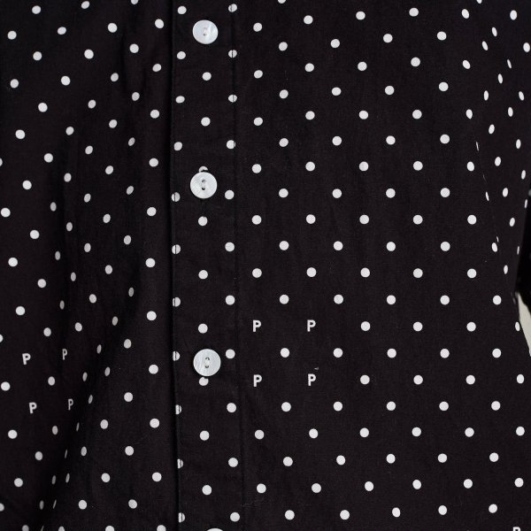 画像3: POP TRADING COMPANY " POP POLKADOT SHIRT " - BLACK/WHITE  (3)