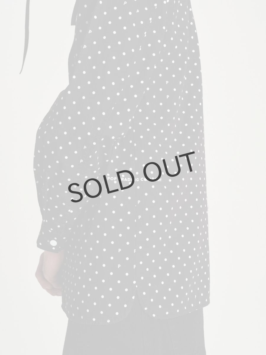 画像6: POP TRADING COMPANY " POP POLKADOT SHIRT " - BLACK/WHITE  (6)