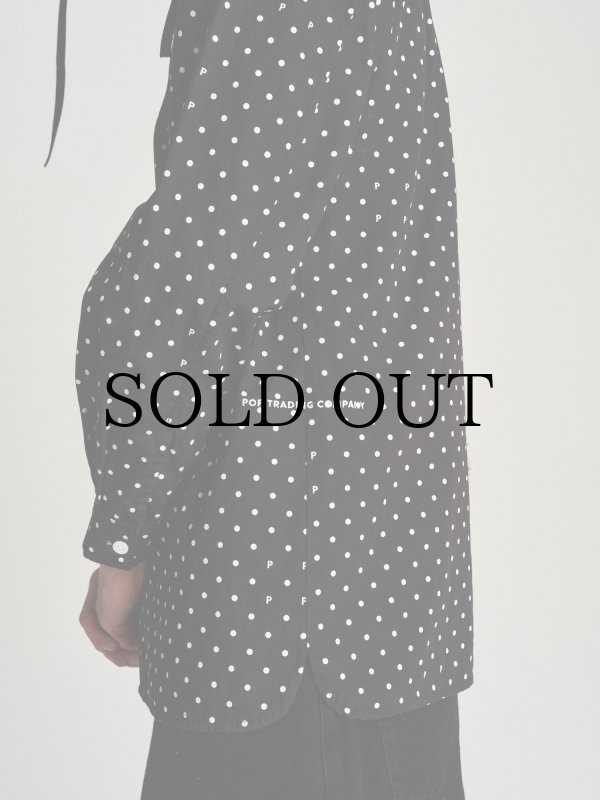 画像6: POP TRADING COMPANY " POP POLKADOT SHIRT " - BLACK/WHITE  (6)
