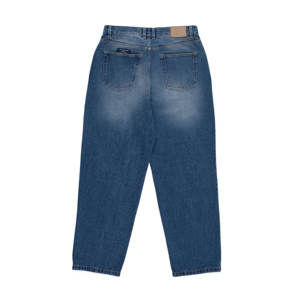 画像2: POP TRADING COMPANY " POP DRS DENIM SEAM PANTS " - WASHED DENIM (2)