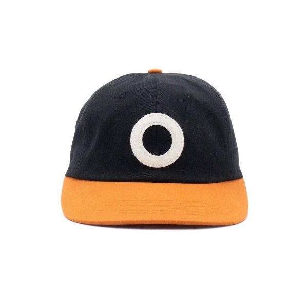 画像1: POP TRADING COMPANY "  O SIXPANEL HAT " - BLACK / CINNAMON STICK  (1)