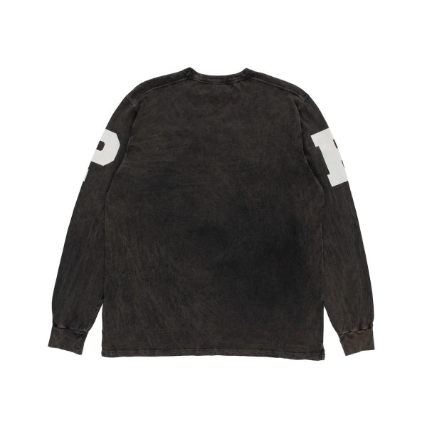画像2: POP TRADING COMPANY " POP FOOTBALL LONGSLEEVE T-SHIRT " -  BLACK (2)