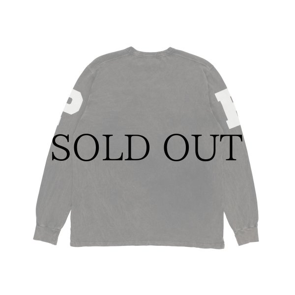 画像2: POP TRADING COMPANY " POP FOOTBALL LONGSLEEVE T-SHIRT " -  BLACK (2)