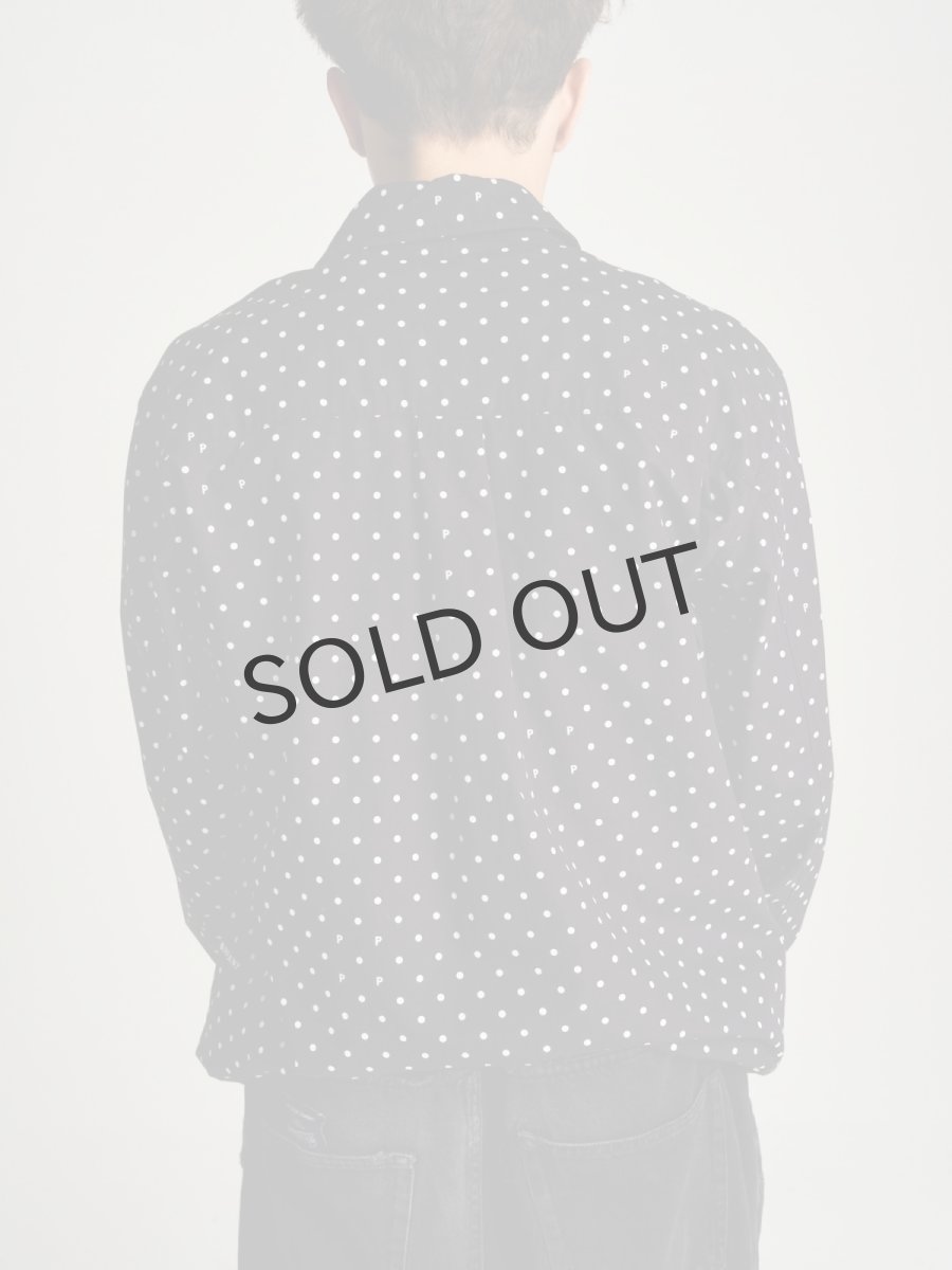 画像7: POP TRADING COMPANY " POP POLKADOT SHIRT " - BLACK/WHITE  (7)
