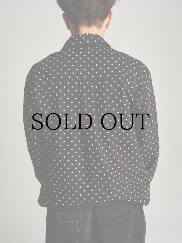 画像7: POP TRADING COMPANY " POP POLKADOT SHIRT " - BLACK/WHITE  (7)