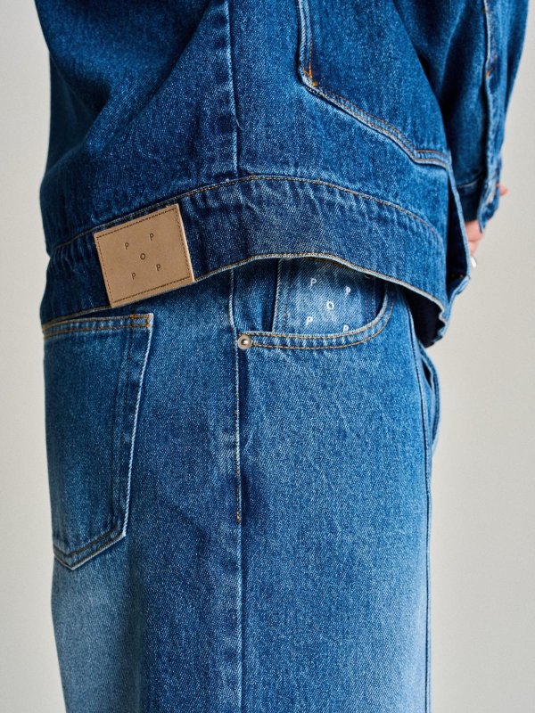 画像5: POP TRADING COMPANY " POP DRS DENIM SEAM PANTS " - WASHED DENIM (5)