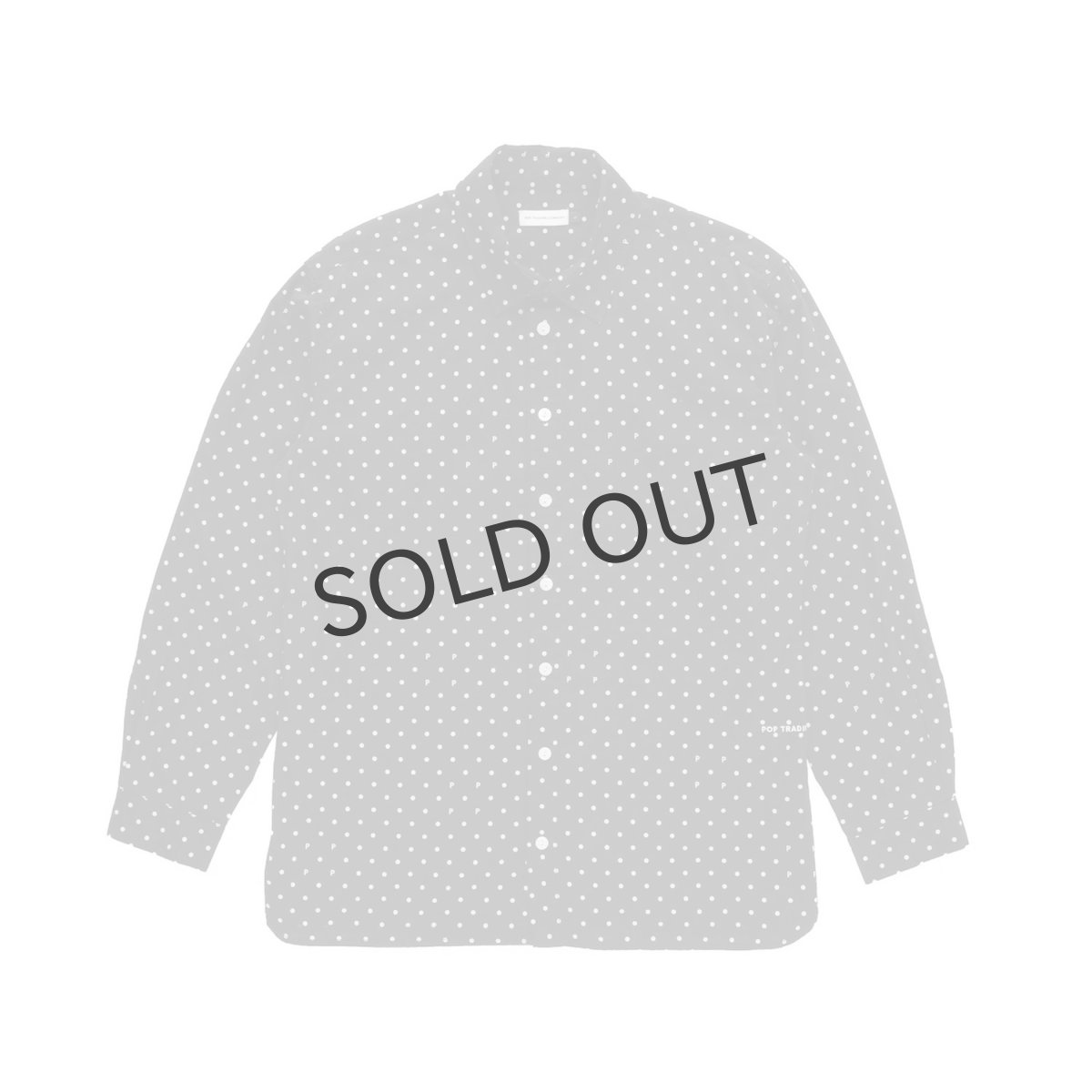 画像1: POP TRADING COMPANY " POP POLKADOT SHIRT " - BLACK/WHITE  (1)