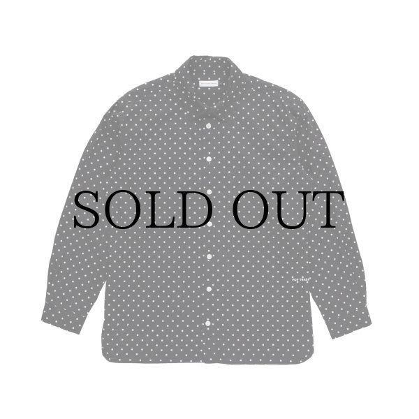 画像1: POP TRADING COMPANY " POP POLKADOT SHIRT " - BLACK/WHITE  (1)