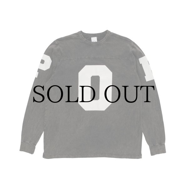 画像1: POP TRADING COMPANY " POP FOOTBALL LONGSLEEVE T-SHIRT " -  BLACK (1)