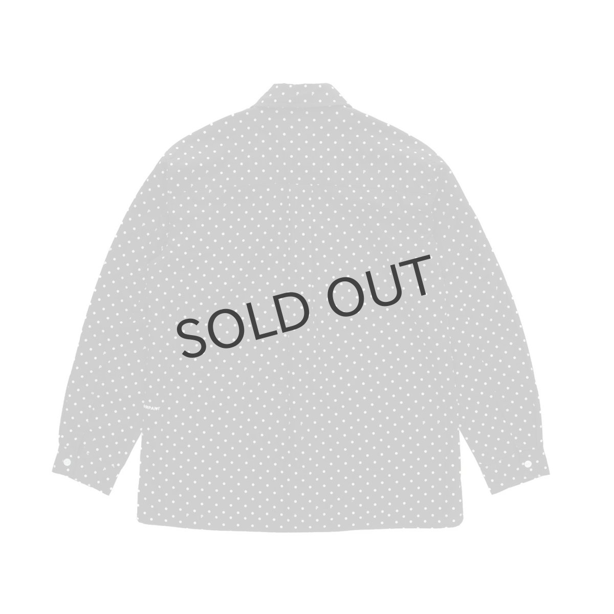 画像2: POP TRADING COMPANY " POP POLKADOT SHIRT " - BLACK/WHITE  (2)