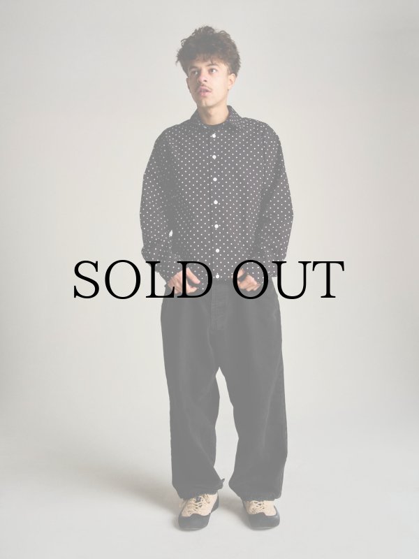 画像5: POP TRADING COMPANY " POP POLKADOT SHIRT " - BLACK/WHITE  (5)
