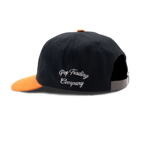 画像2: POP TRADING COMPANY "  O SIXPANEL HAT " - BLACK / CINNAMON STICK  (2)