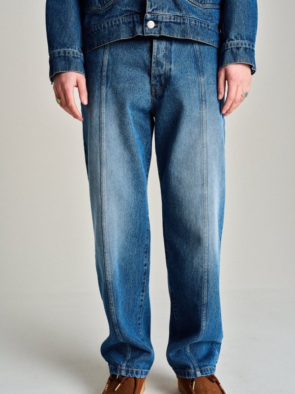 画像3: POP TRADING COMPANY " POP DRS DENIM SEAM PANTS " - WASHED DENIM (3)