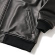 画像5: FTC " LEATHER ZIP VARSITY JACKET " - BLACK (5)
