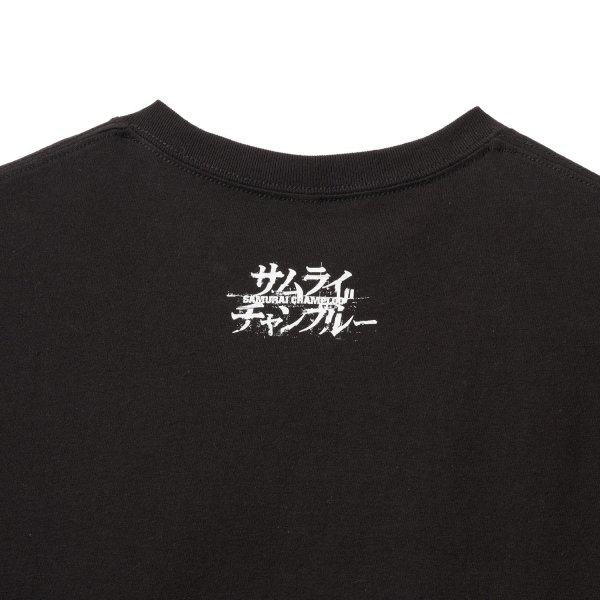 画像4: FTC " FTC x SAMURAI CHAMPLOO SUN FLOWER TEE " - BLACK (4)