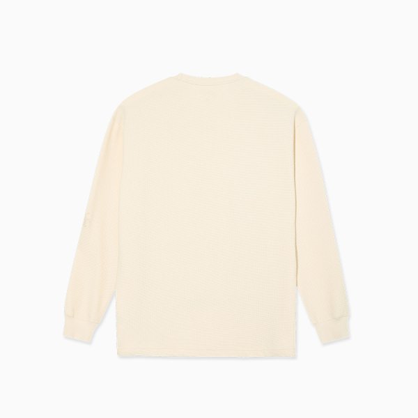 画像2: LAST RESORT AB " NICK THERMAL LS TEE " - VANILLA (Nick & Dane Collection) (2)