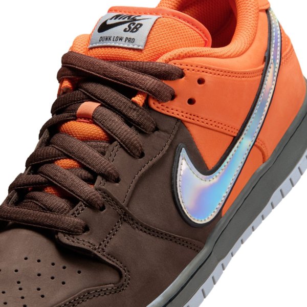 画像2: 【 NIKE SB 抽選販売 】 NIKE SB DUNK LOW PRO - SAFETY ORANGE / WOLF GREY-BAROQUE BROWN (2)