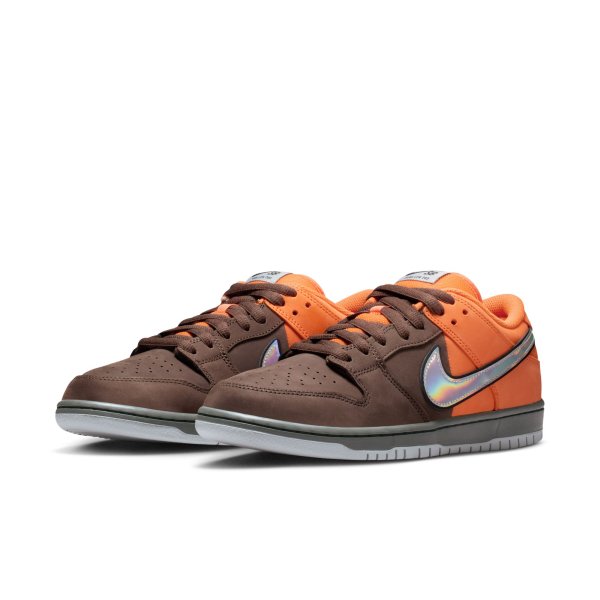 画像1: 【 NIKE SB 抽選販売 】 NIKE SB DUNK LOW PRO - SAFETY ORANGE / WOLF GREY-BAROQUE BROWN (1)