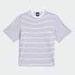 画像1: ADIDAS " YARN-DYED TEE " - WHITE / D BLUE (1)