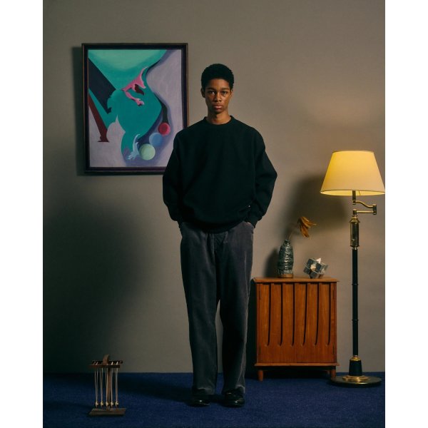 画像4: COMFORTABLE REASON " STRAIGHT CORDS SLAKS " - CHARCOAL (4)