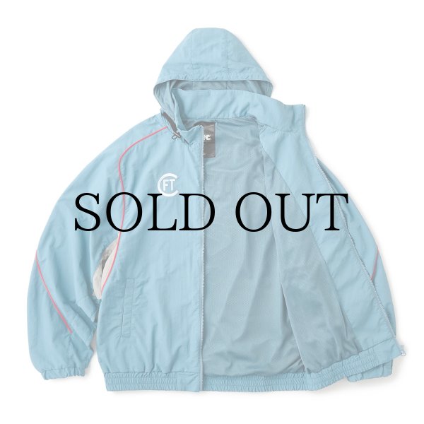 画像2: FTC " SUPPLEX® NYLON TRACK JACKET " - DUSTY BLUE (2)