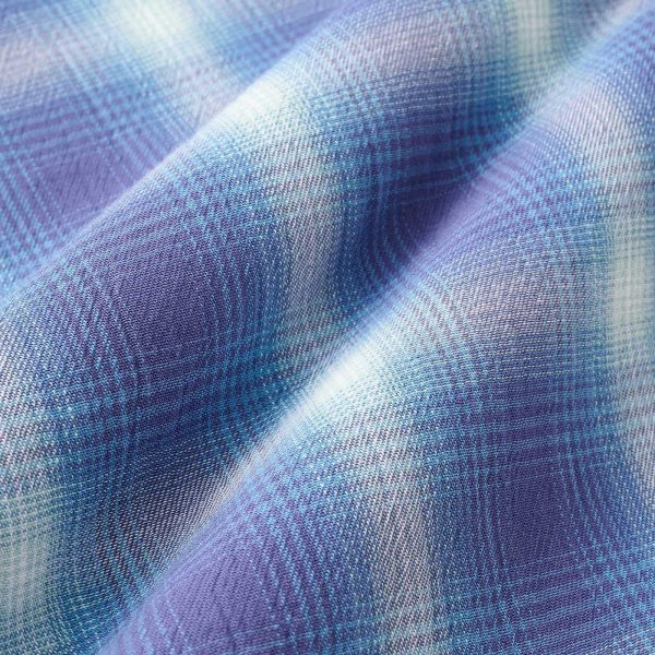 画像4: FTC " SHADOW PLAID SHIRT " - BLUE (4)