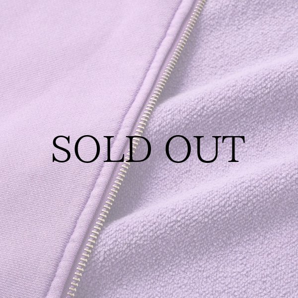 画像4: FTC " PIGMENT DYED BOX LOGO ZIP UP HOODY " - PURPLE (4)