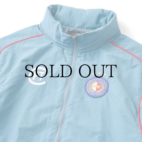 画像4: FTC " SUPPLEX® NYLON TRACK JACKET " - DUSTY BLUE (4)