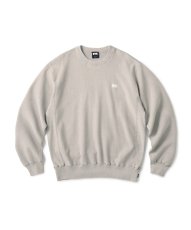画像1: FTC " PIGMENT DYED SMALL BOX LOGO CREW NECK " - GRAY (1)