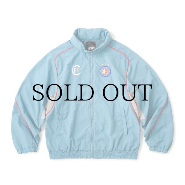 画像1: FTC " SUPPLEX® NYLON TRACK JACKET " - DUSTY BLUE (1)
