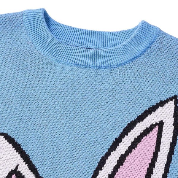 画像2: FTC " SMOKING RABBIT SWEATER " - LIGHT BLUE (2)