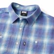 画像2: FTC " SHADOW PLAID SHIRT " - BLUE (2)