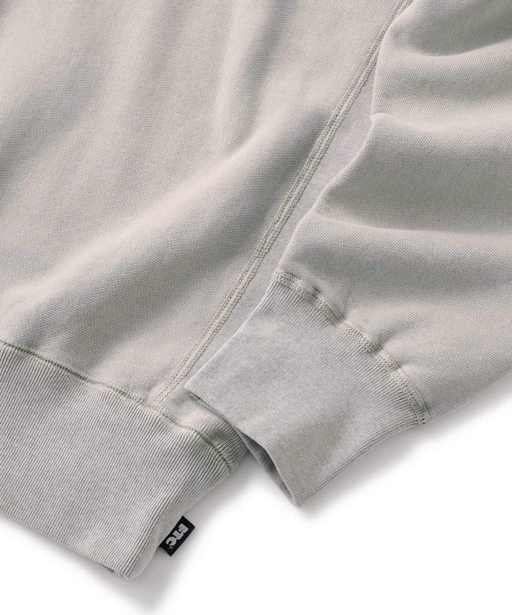 画像3: FTC " PIGMENT DYED SMALL BOX LOGO CREW NECK " - GRAY (3)