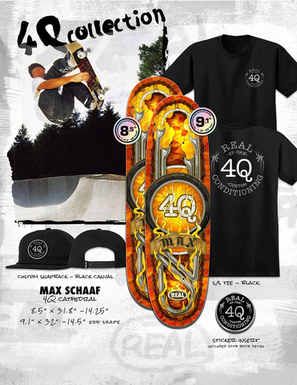 画像6:  REAL " 4Q COLLECTION / MAX SCHAAF 4Q CATHEORAL " - 9.1inch (EGG SHAPE) (6)