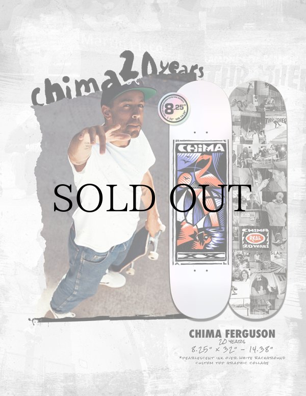 画像5: REAL SKATEBOARDS " CHIMA FERGUSON 20YEARS" - 8.25inch (5)