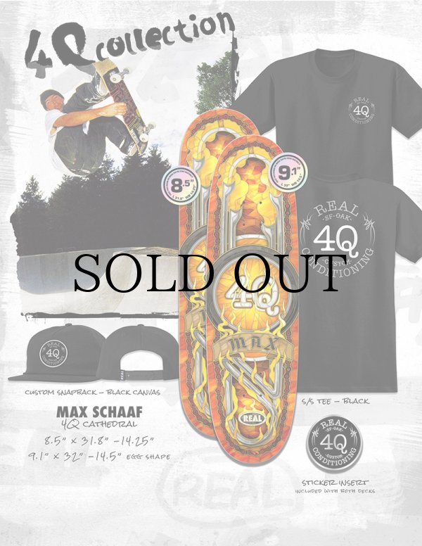 画像3: REAL " 4Q COLLECTION / MAX SCHAAF CUSTOM SNAPBACK " - BLACK CANVAS (3)