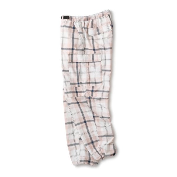 画像2: FTC " CONVERTIBLE CARGO PANT " - PINK PLAID (2)