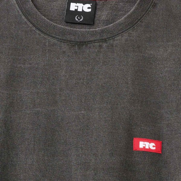 画像2: FTC " PIGMENT DYED SMALL LOGO L / S TOP " - BLACK (2)
