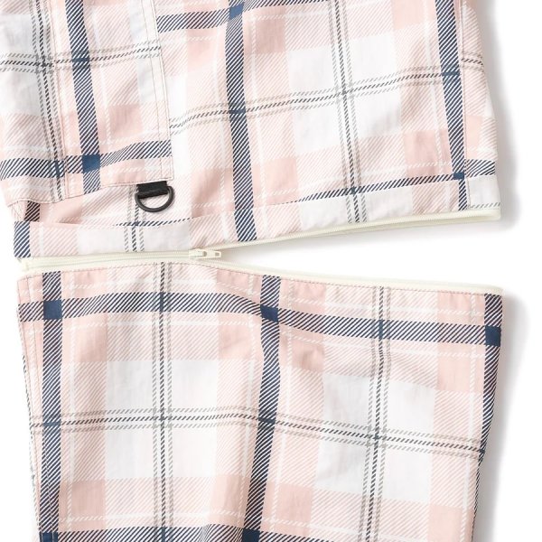 画像5: FTC " CONVERTIBLE CARGO PANT " - PINK PLAID (5)