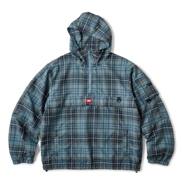画像1: FTC " UTILITY ANORAK JACKET " - GREEN PLAID (1)