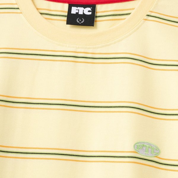 画像2: FTC "PUFF LOGO STRIPE L/S TOP " - YELLOW (2)