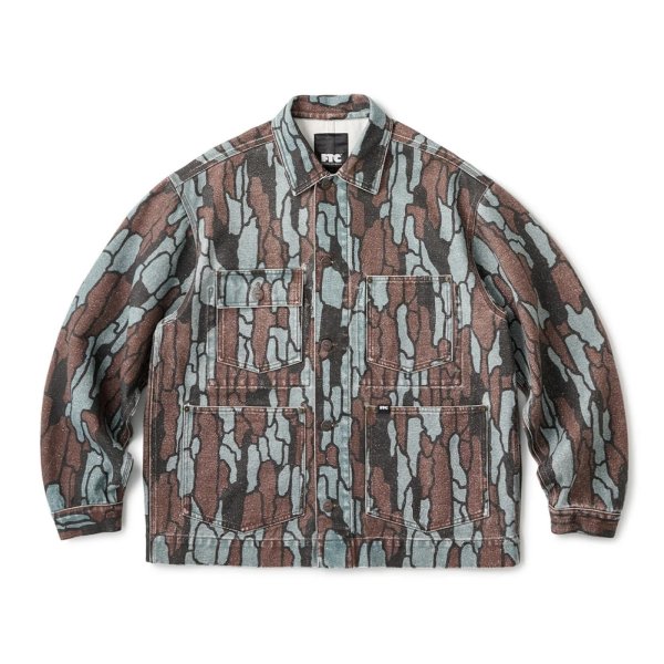 画像1: FTC " WASHED CANVAS WORK JACKET " - CAMO (1)