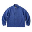 画像1: FTC " WASHED CANVAS WORK JACKET " - BLUE (1)