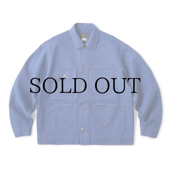画像1: FTC " WASHED CANVAS WORK JACKET " - BLUE (1)