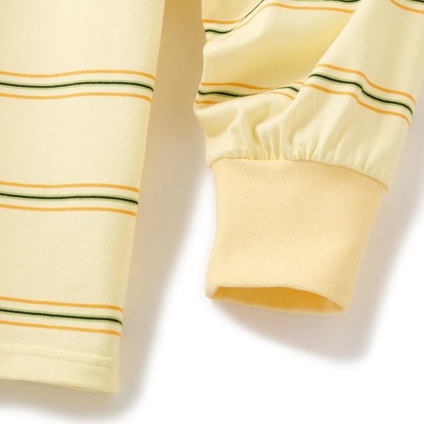 画像3: FTC "PUFF LOGO STRIPE L/S TOP " - YELLOW (3)