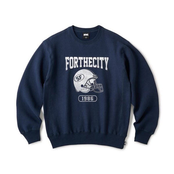 画像1: FTC " HELMET CREW NECK " - NAVY (1)