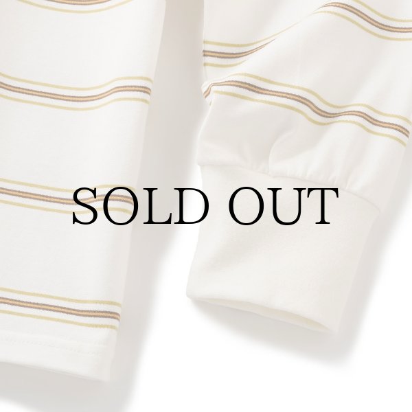 画像3: FTC "PUFF LOGO STRIPE L/S TOP " - WHITE (3)