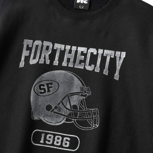 画像2: FTC " HELMET CREW NECK " - BLACK (2)