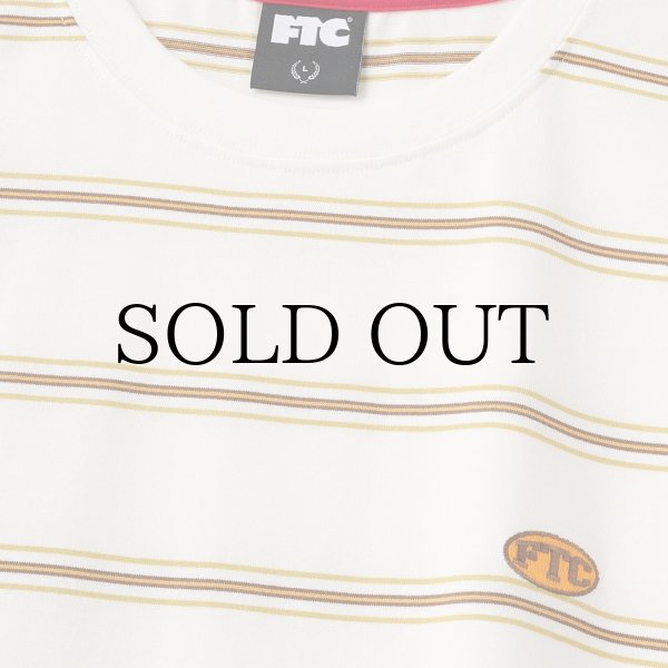 画像2: FTC "PUFF LOGO STRIPE L/S TOP " - WHITE (2)
